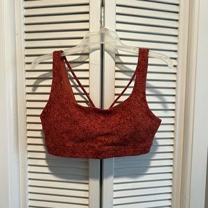 Athleta Sienna Red Sports Bra